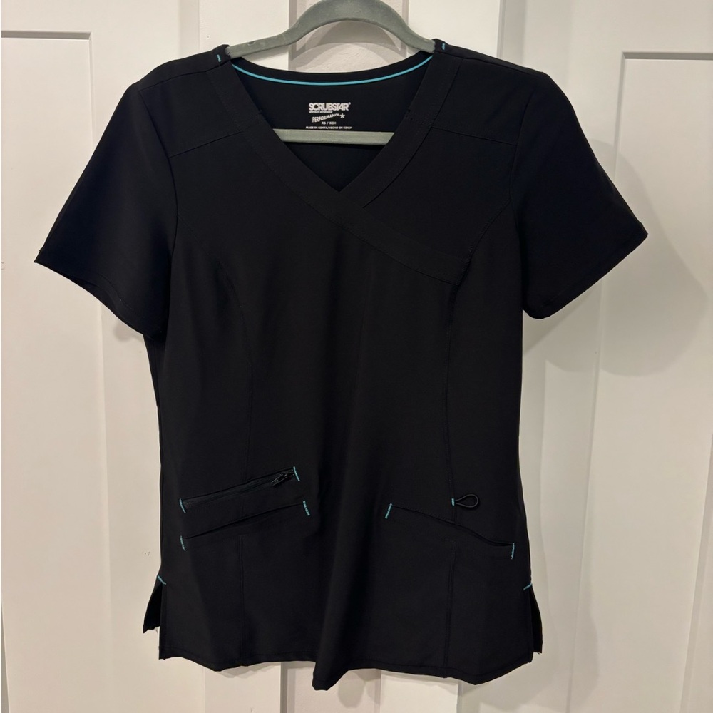 Black Scrubstar Scrub Top XS